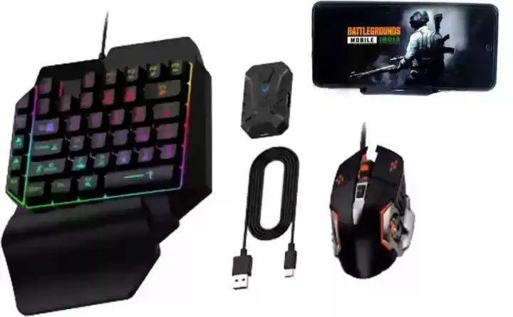 4 in 1 Bluetooth Gaming Keyboard Mouse Convertor Combo, Kit