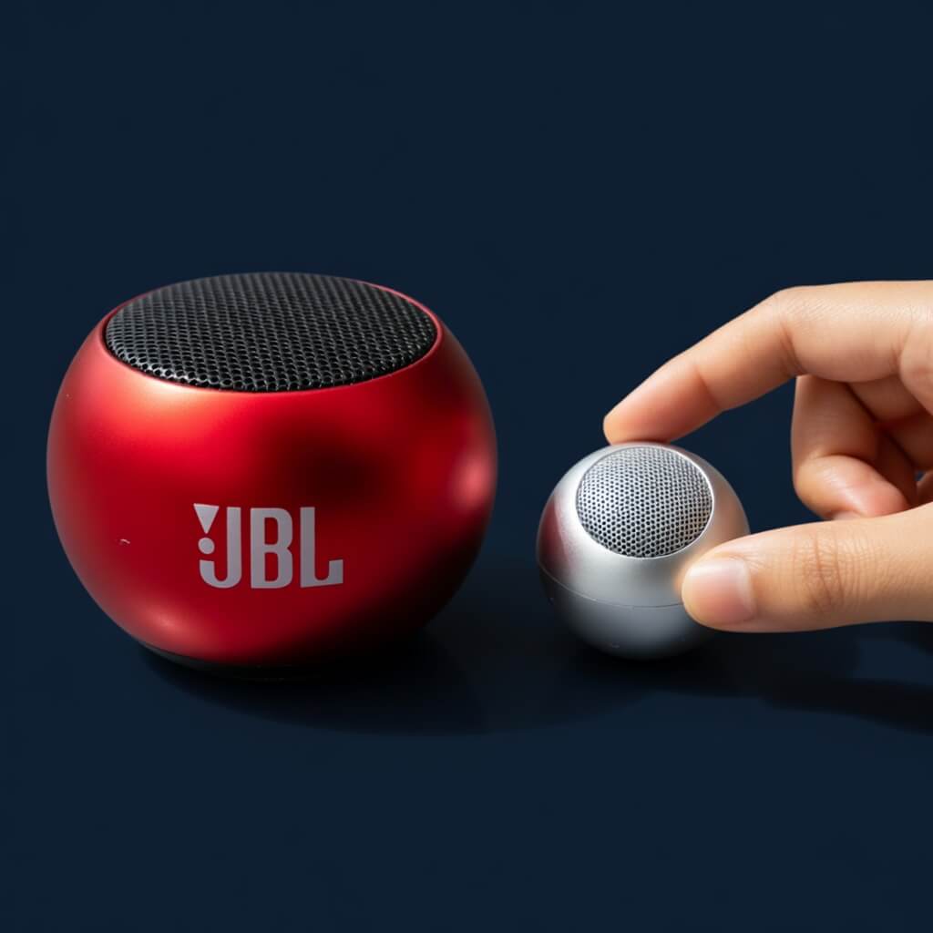 JBL Mini Portable Bluetooth Speaker – Compact Ball Speaker with Bass