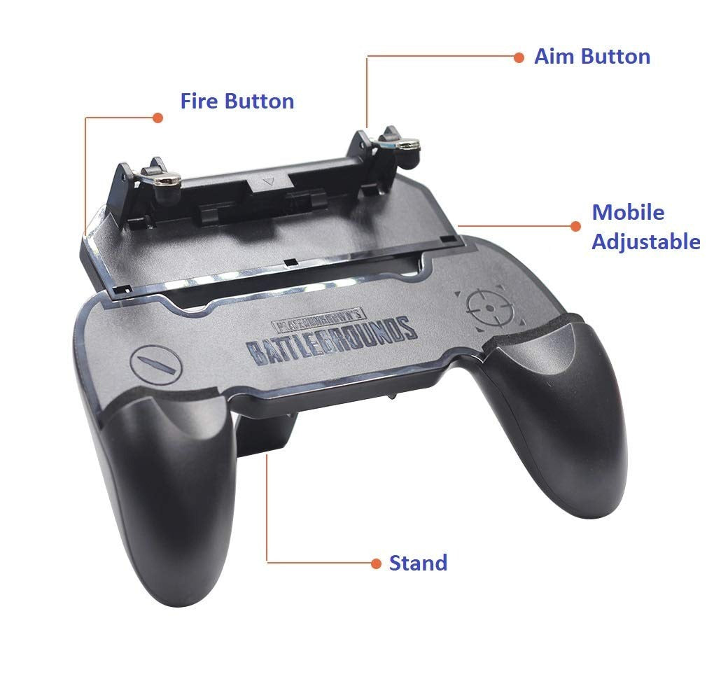 Mobile Gaming Controller Gamepad with Fire Trigger – Joystick Grip for PUBG, Fortnite & FPS Games