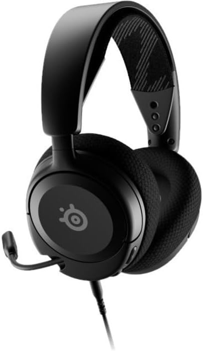 SteelSeries Arctis Nova 1 Multi-System Gaming Headset — Hi-Fi Drivers — 360° Spatial Audio — Comfort Design — Durable — Ultra Lightweight — Noise-Cancelling Mic — PC, PS5/PS4, Switch, Xbox - Black