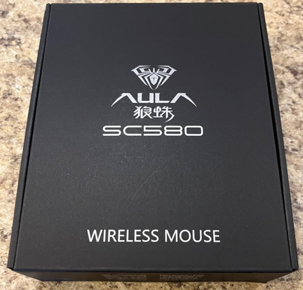 AULA WIRELESS MOUSE SC580 PROGRAMMABLE 6 BUTTONS