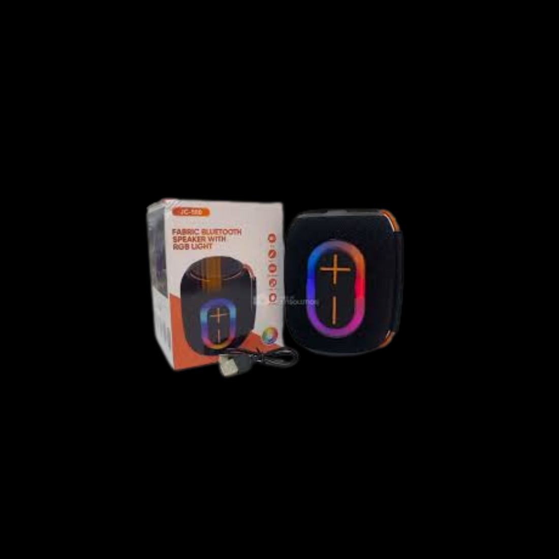 JC-610 RGB BLUETOOTH SPEAKER FABRIC BODY-3 COLOUR AVAILABLE