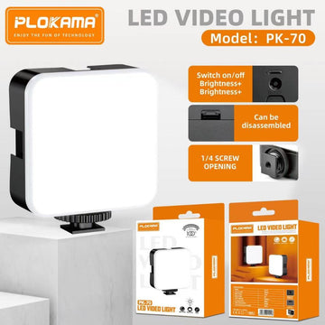 PLOKAMA LED VIDEO LIGHT PK70  PORTABLE LIGHT
